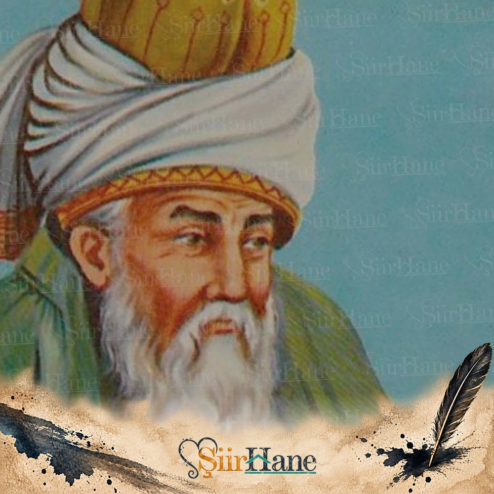 Mevlana Celaleddin Rumi portresi